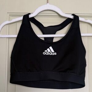 Adidas Black and White Sports Bra